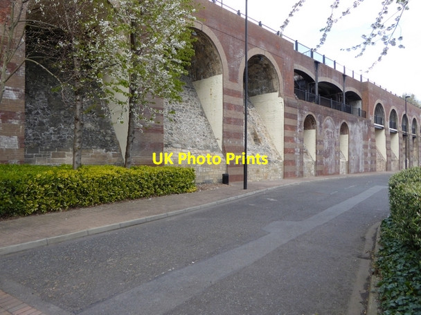Photo 6"x4" Arches below William Armstrong Drive Elswick\/NZ2263 c2015