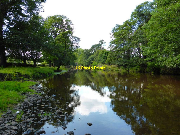 Photo 6"x4" River Carron downstream of Dunipace Bridge [3] Bonnybridge c2014