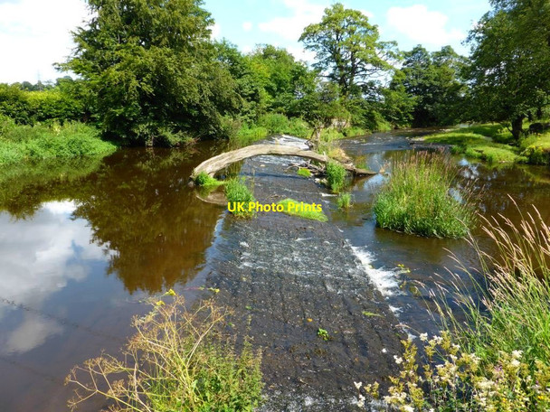 Photo 6"x4" River Carron, Dunipace Weir Bonnybridge c2014