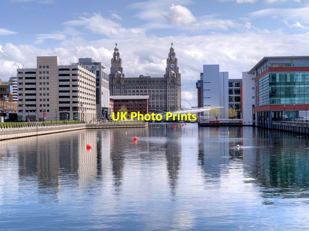 Photo 6"x4" Princes Dock, Liverpool Seacombe c2015