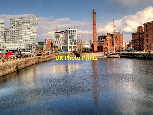 Photo 6"x4" Canning Half Tide Dock, Liverpool Toxteth c2015
