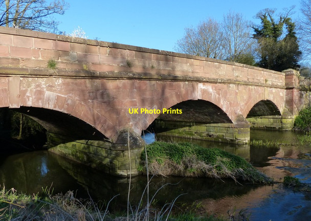 Photo 6"x4" Cloud Bridge crossing the River Avon Stoneleigh\/SP3372 c2015