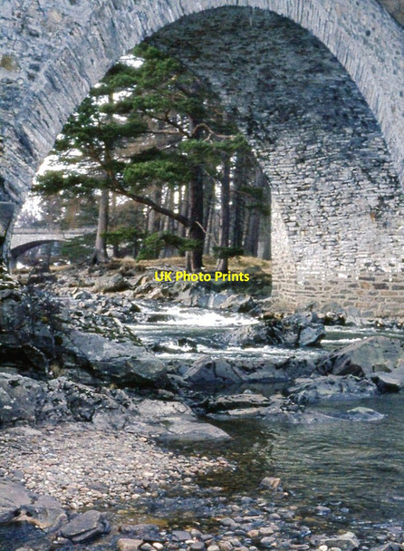Photo 6"x4" Old Brig o' Dee, Invercauld Garbh Allt Shiel c1969