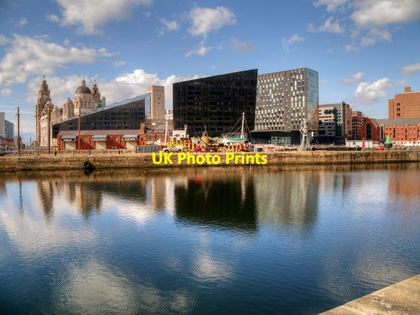 Photo 6"x4" Liverpool, Canning Half Tide Dock Toxteth c2015