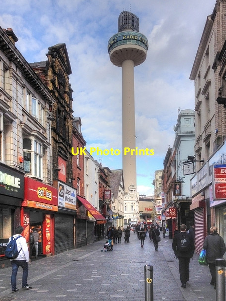 Photo 6"x4" Richmond Street and Radio City Tower, Liverpool Vauxhall\/SJ3491 c2015