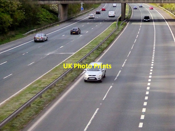 Photo 6"x4" M57 Motorway near Whiston Prescot c2015