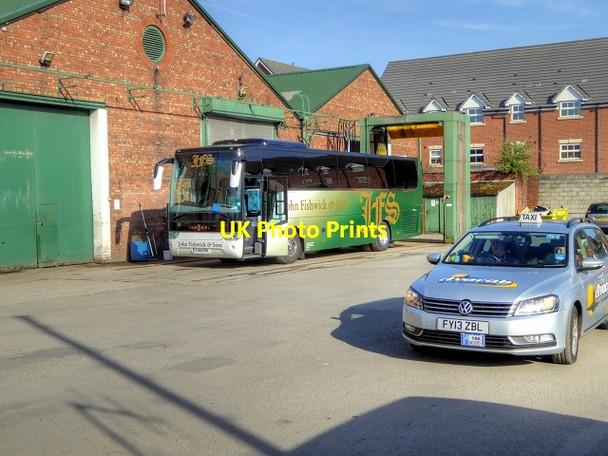 Photo 6"x4" Bus Washer at Fishwick's Garage Leyland c2015