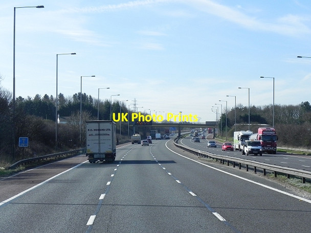 Photo 6"x4" M6 South of Euxton Bolton Green c2015