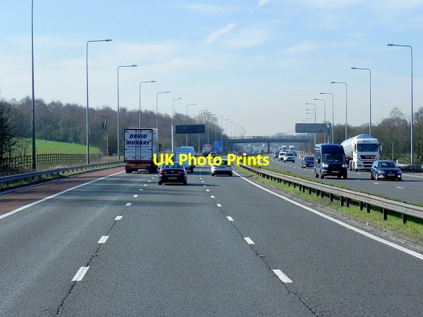 Photo 6"x4" Southbound M6 near Coppull Moor Standish\/SD5610 c2015