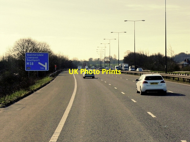 Photo 6"x4" M6 Southbound near Gathurst Orrell\/SD5305 c2015