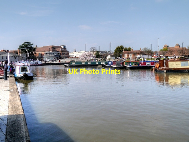 Photo 6"x4" Bancroft Basin, Stratford-Upon-Avon Canal Stratford-upon-Avon c2015