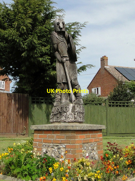 Photo 6"x4" The village sign at South Pickenham North Pickenham c2015