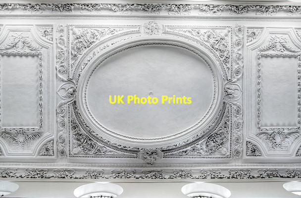 Photo 6"x4" St Mary's Church, Ingestre - plaster ceiling Ingestre c2015