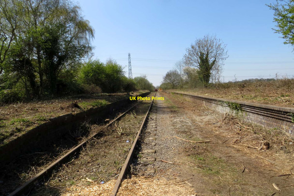 Photo 6"x4" The former platforms of Verney Junction Station Sandhill\/SP7326 c2015
