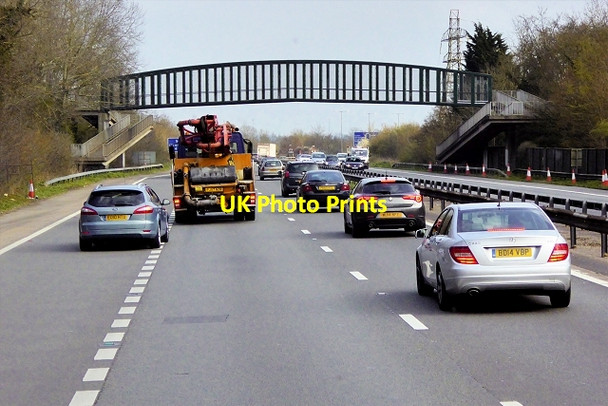 Photo 6"x4" Kimbers Lane Footbridge over the A404(M) Maidenhead c2015