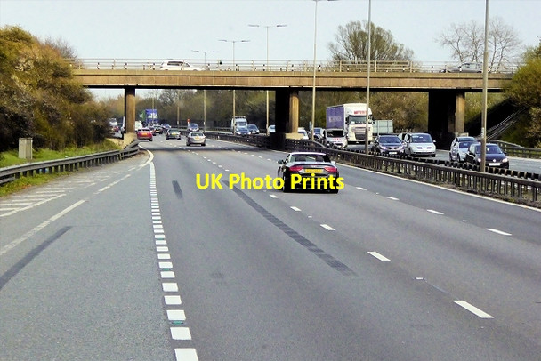 Photo 6"x4" M4, Ascot Road Bridge Bray Wick c2015