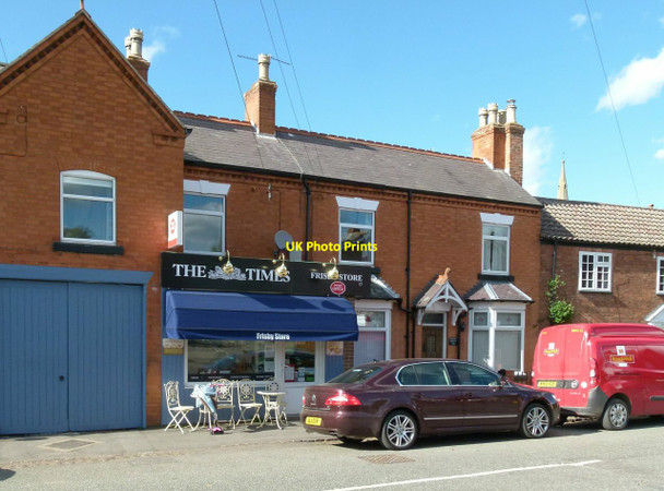 Photo 6"x4" Frisby Store. Main Street Frisby on the Wreake c2015