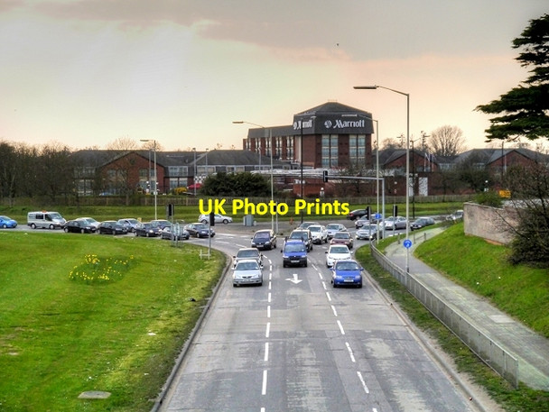Photo 6"x4" The A4 at Langley Roundabout Slough\/SU9979 c2015