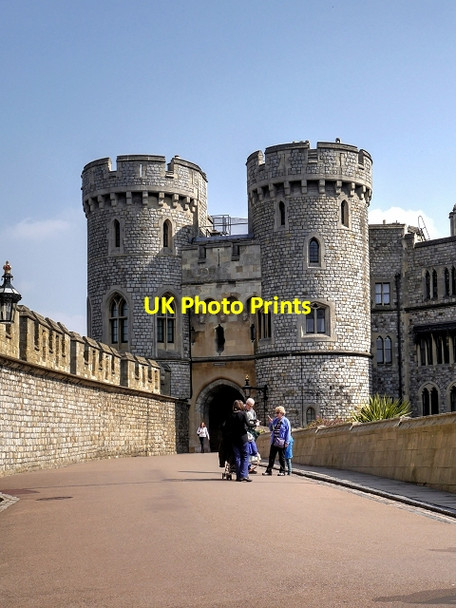 Photo 6"x4" Windsor Castle, The Norman Gate Eton c2015