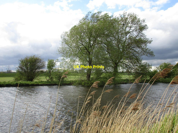 Photo 6"x4" Looking across the River Don Navigation Barnby Dun c2015