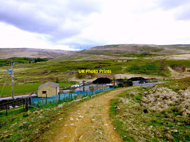Photo 6"x4" Pennine Bridleway approach to the A58 Halifax Road Littleborough\/SD9316 c2015