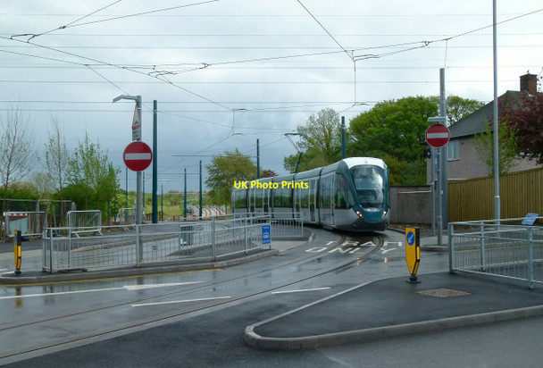 Photo 6"x4" Test Tram at Farnborough Road West Bridgford c2015