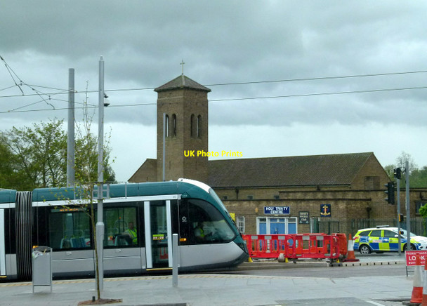 Photo 6"x4" Test Tram at Holy Trinity Brook Hill\/SK5633 c2015 P1