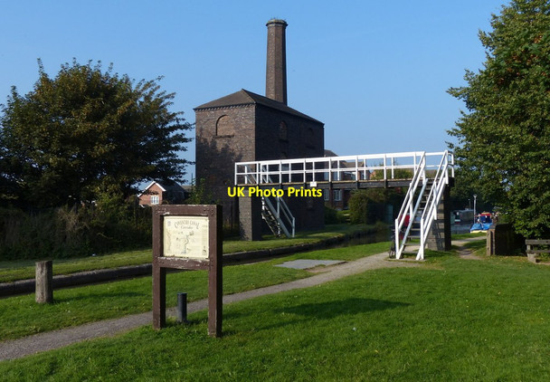Photo 6"x4" Engine house at Hawkesbury Junction Bedworth c2014
