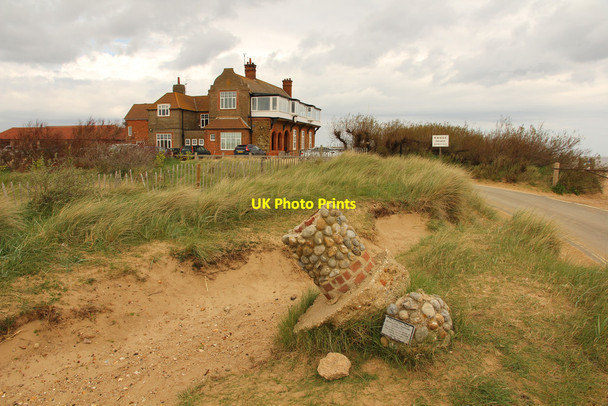 Photo 6"x4" Brancaster dunes Marsh Side c2015