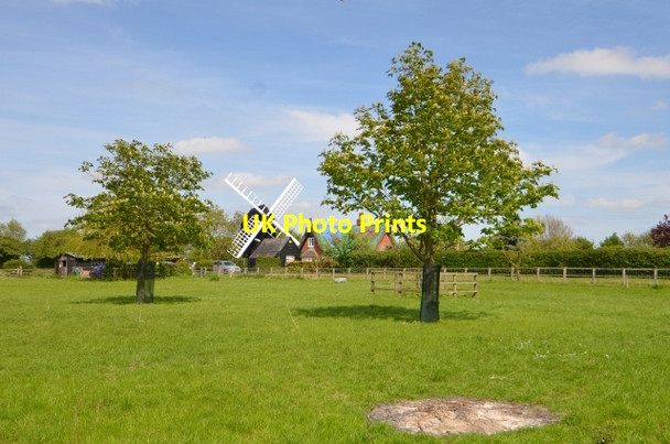 Photo 6"x4" Bourn Postmill Bourn c2015
