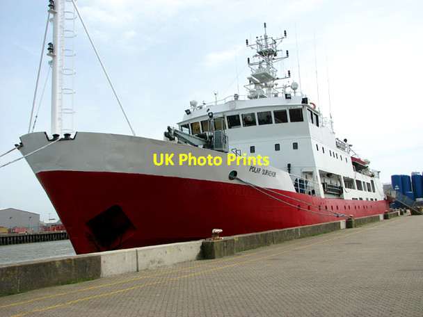 Photo 6"x4" The Polar Surveyor Great Yarmouth c2015