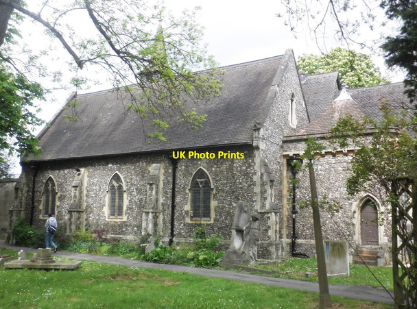 Photo 6"x4" South side, St John the Evangelist, Wembley Wembley c2015