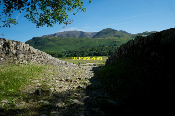 Photo 6"x4" Witeless Pike and Grasmore from Scales Bridge Buttermere Buttermere\/NY1717 c2014