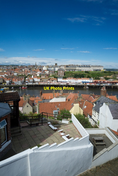 Photo 6"x4" Whitby West Side from the 199 steps Whitby\/NZ8910 c2014