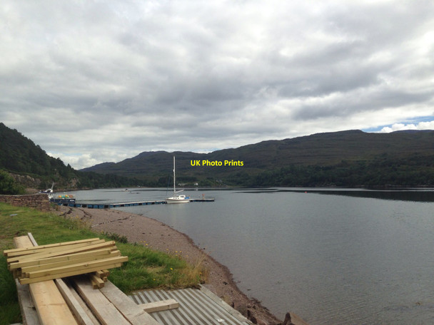 Photo 6"x4" Shoreline at Shieldaig Shieldaig\/Sildeag c2014