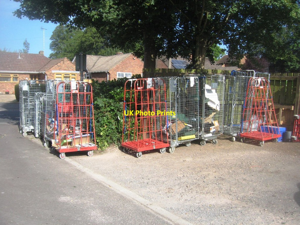 Photo 6"x4" Village shop recycling point East Oakley c2014