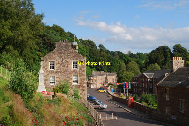 Photo 6"x4" New Lanark in summer Lanark c2014