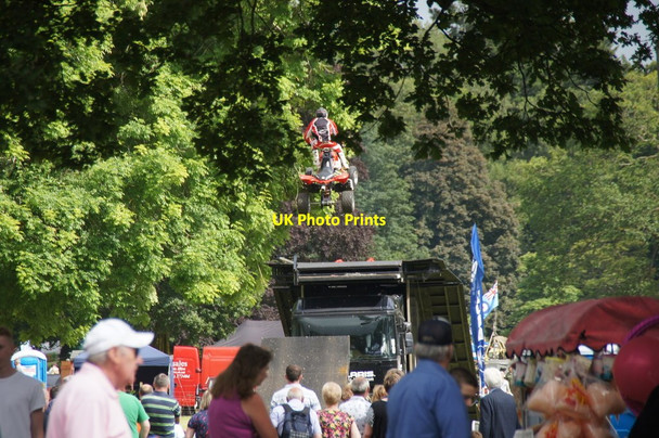 Photo 6"x4" Quad bike display at the Scottish Transport Extravaganza, Glamis Castle Bridgend\/NO3747 c2014