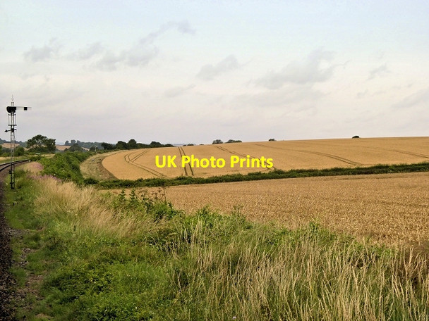 Photo 6"x4" View from the Watercress Line near Ropley Dean Ropley Dean c2014