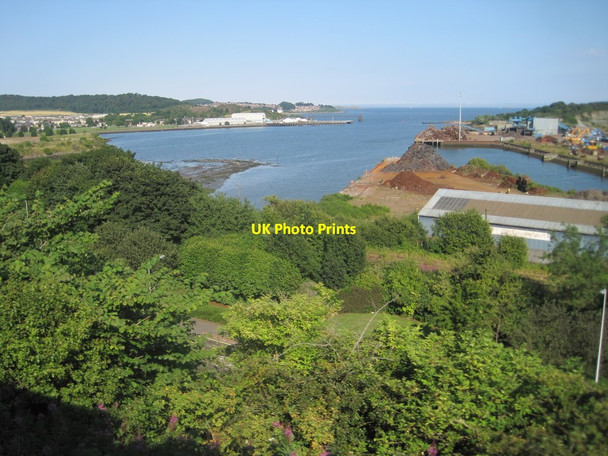 Photo 6"x4" View from an Edinburgh-Dundee train - Inverkeithing Inner Bay Inverkeithing c2014