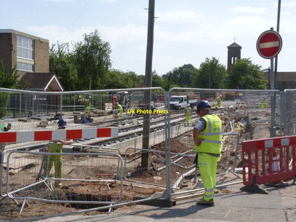 Photo 6"x4" Tramway progress at Holy Trinity Brook Hill\/SK5633 c2014
