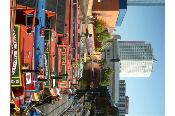 Photo 6"x4" Gas Street Basin, Birmingham Lee Bank c2005