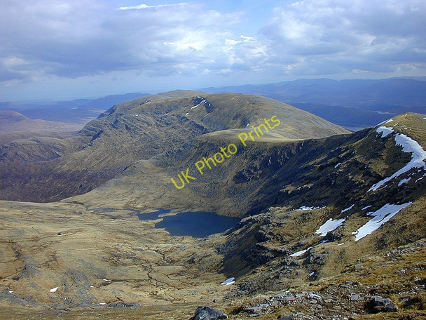 Photo 6"x4" The ridge southeast of Sg\u00c3\u00b9rr M\u00c3\u00b2r Sgurr M\u00f2r c2004