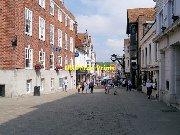 Photo 6"x4" High Street Winchester Winchester c2014
