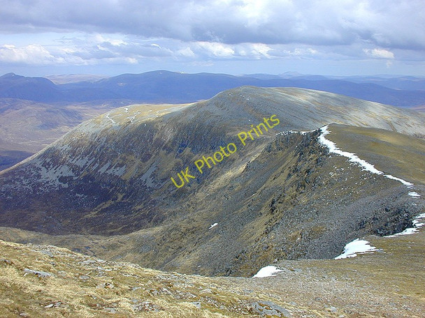 Photo 6"x4" The ridge to Beinn Liath Mh\u00c3\u00b2r Fannaich Sgurr M\u00f2r c2004
