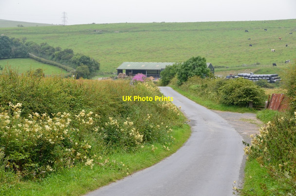Photo 6"x4" Minor road near Tandlaw Hawick c2014