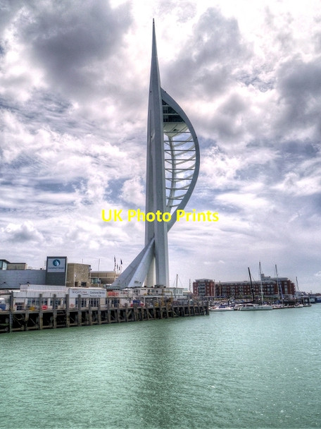 Photo 6"x4" The Spinnaker Tower Newtown\/SZ6199 c2014