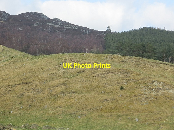 Photo 6"x4" Glacial deposits, Badenoch Kingussie c2014
