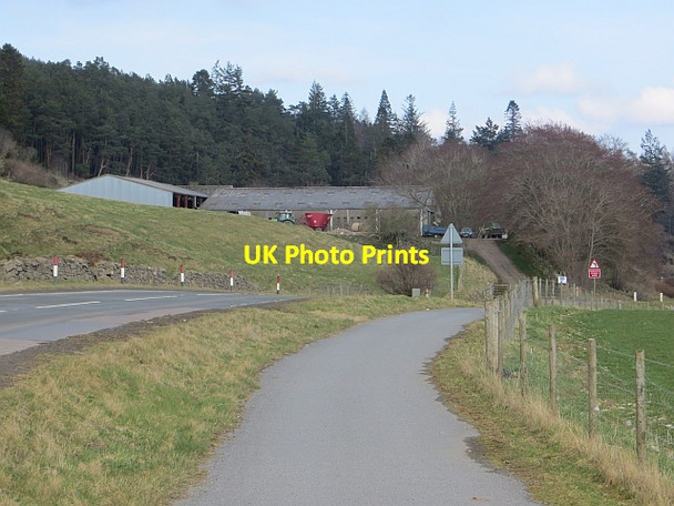 Photo 6"x4" Cycle path, Pitmain Kingussie c2014