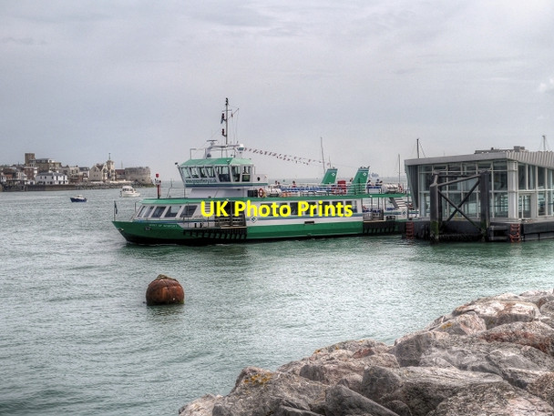 Photo 6"x4" Gosport Ferry Terminal Newtown\/SZ6199 c2014